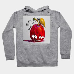 ASL Apple for the Teacher Hoodie